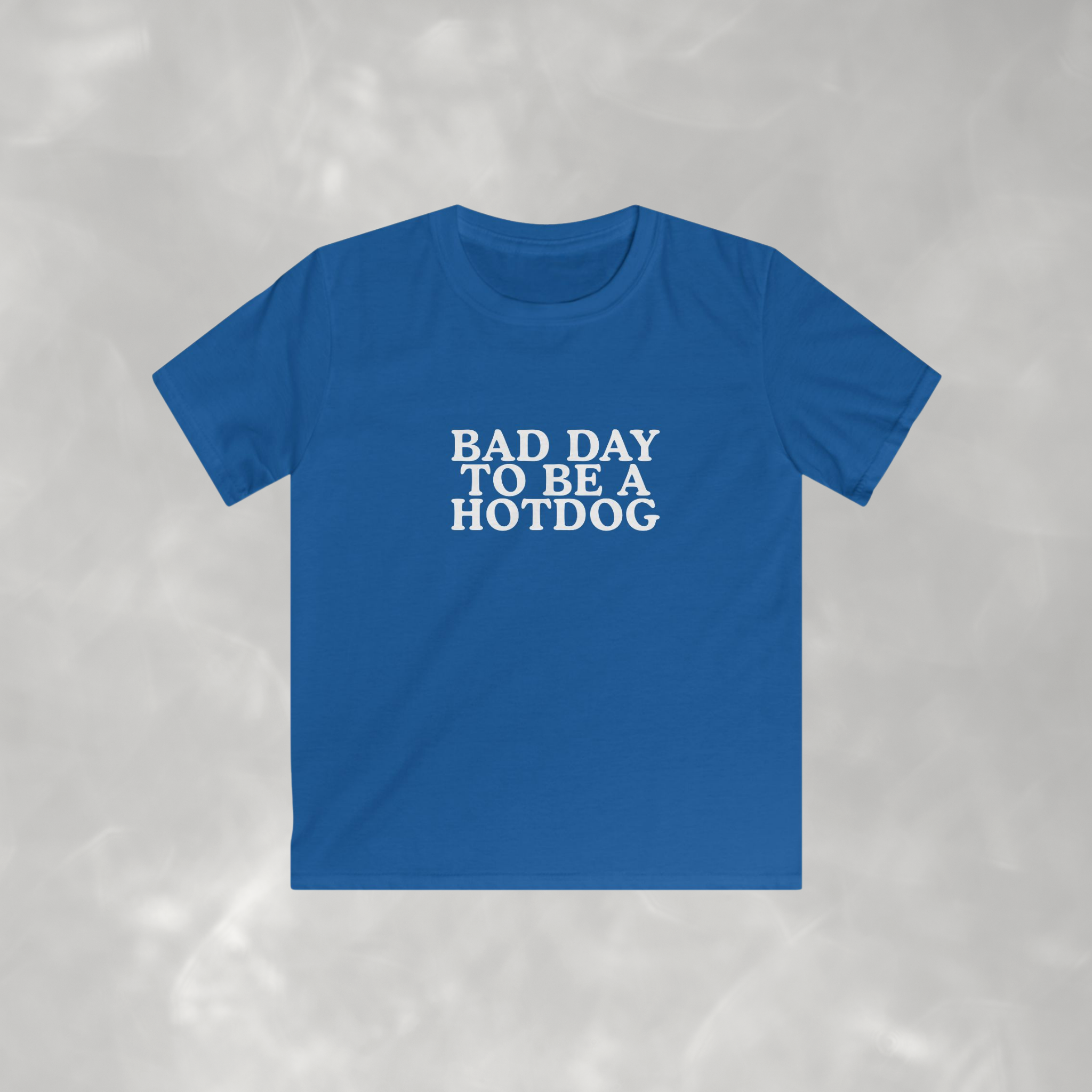 Bad Day to be a Hotdog Gildan Kids Softstyle Tee, Funny Shirt for 4th of July, Cookouts, BBQ