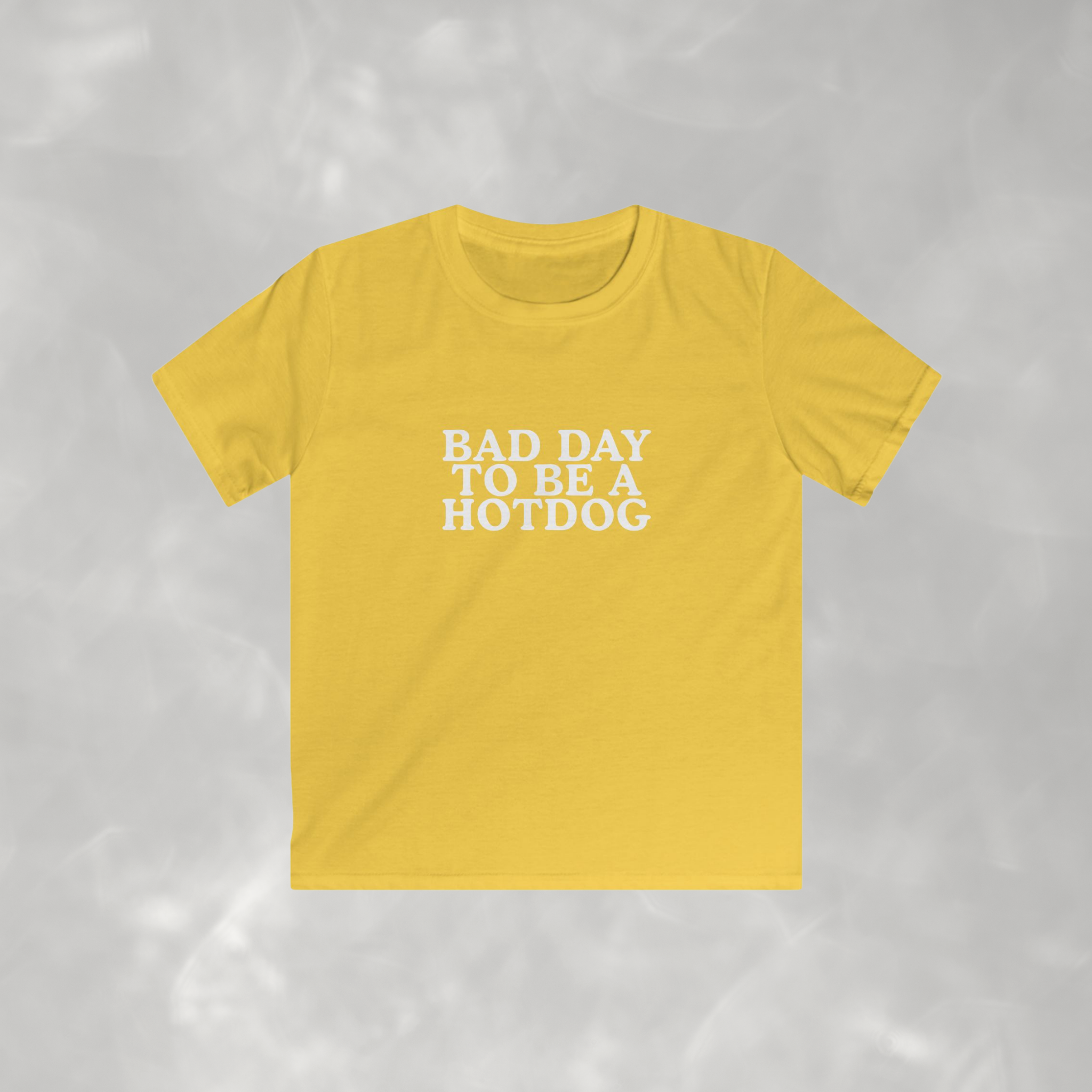 Bad Day to be a Hotdog Gildan Kids Softstyle Tee, Funny Shirt for 4th of July, Cookouts, BBQ