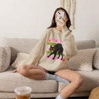 Spooky, Cute Black Cat, Halloween, Gildan Unisex Heavy Blend™ Crewneck Sweatshirt
