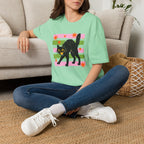 Spooky, Cute Black Cat, Halloween Gildan Unisex Softstyle T-Shirt