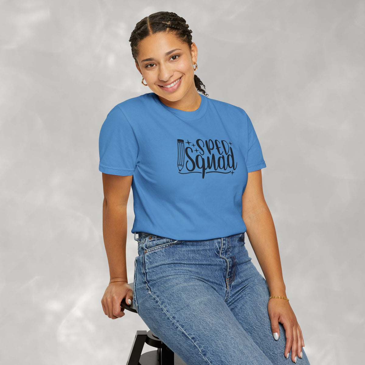 SPED Squad Comfort Colors Gildan Unisex Garment-Dyed T-shirt for Educators, Teachers, Paraprofessionals