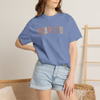 Boho Cute Thankful Comfort Colors Garment-Dyed T-shirt for Thanksgiving