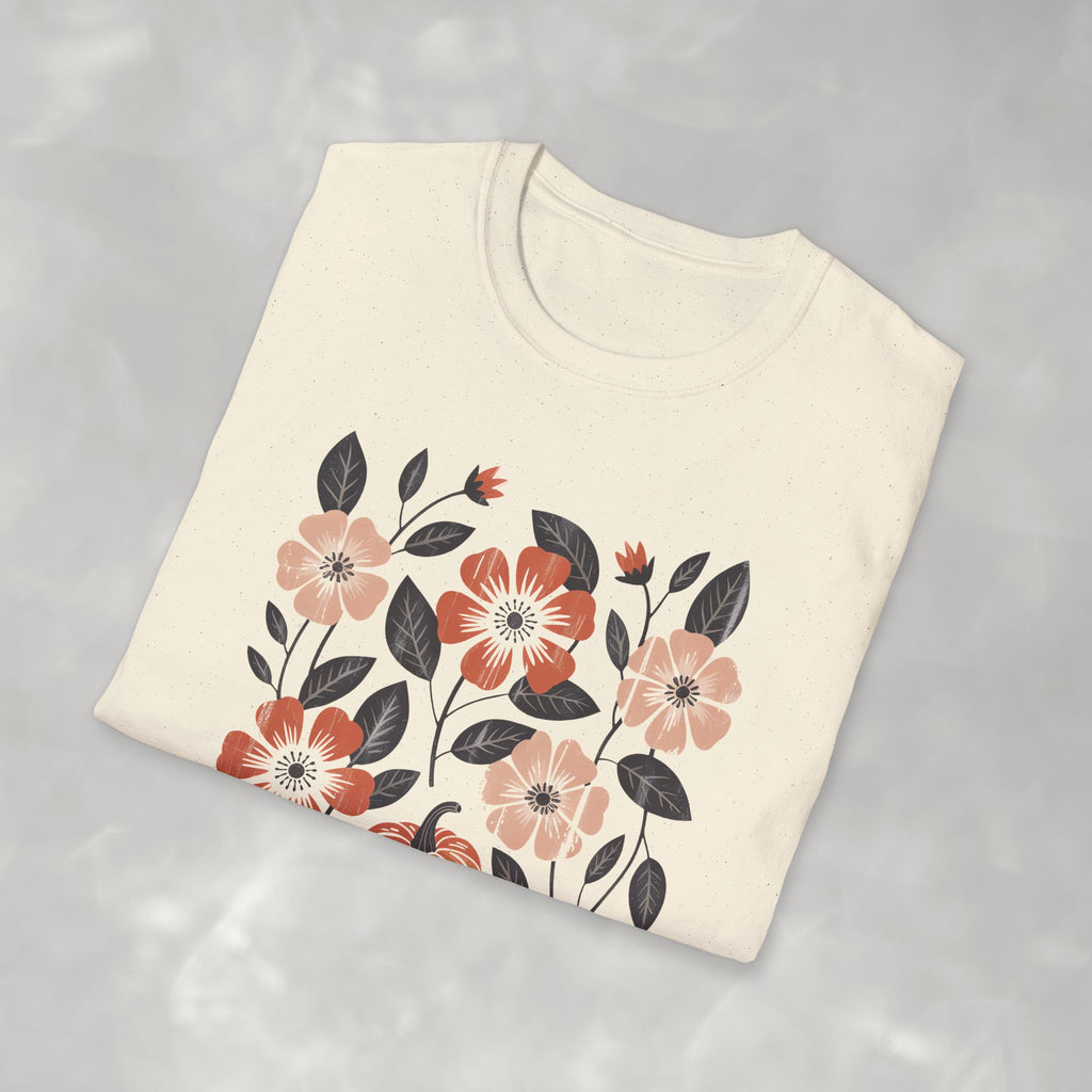 Boho Autumn, Vintage Fall Gildan Unisex Softstyle T-Shirt