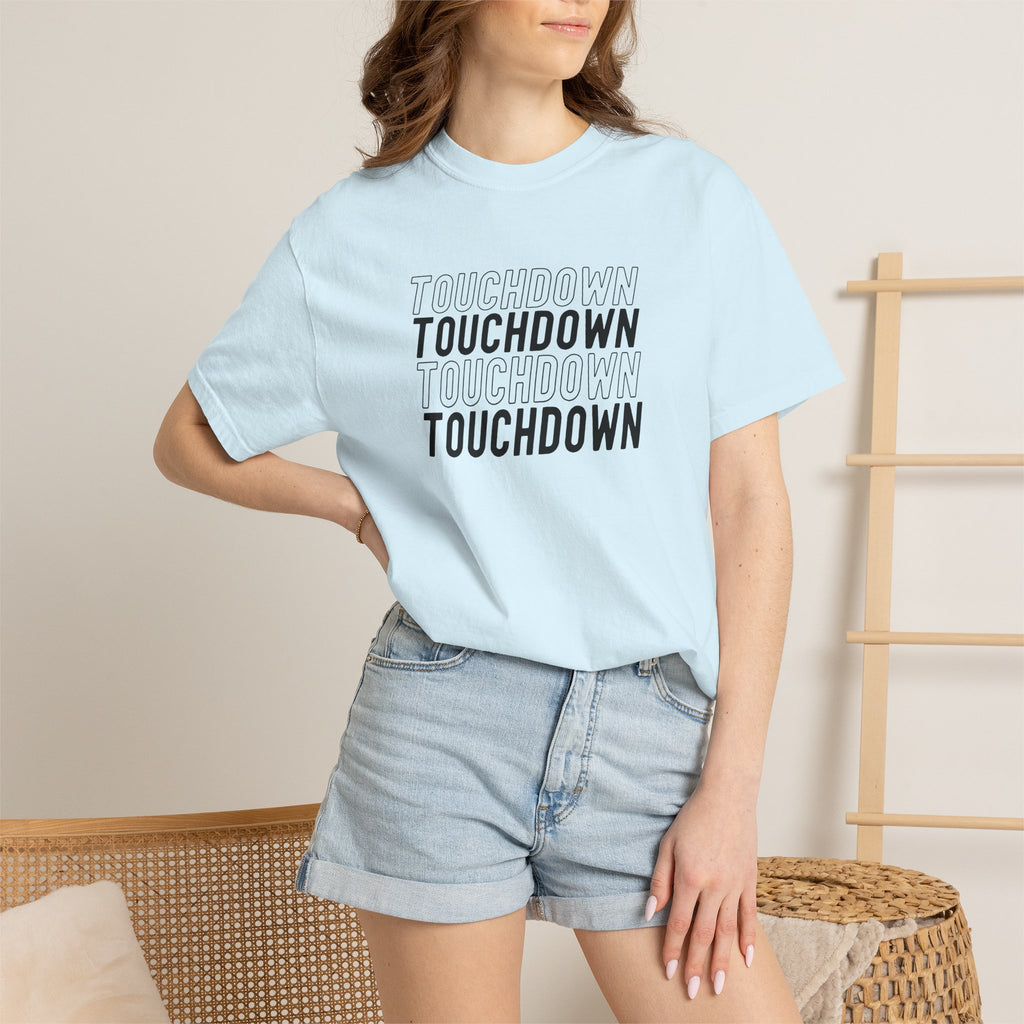 Touchdown Unisex Football Comfort Colors Tee