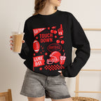 Football Season, Touchdown, Gameday, Cute Gildan Unisex Heavy Blend™ Crewneck Sweatshirt