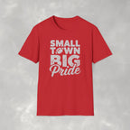 Small Town Big Pride, Football, School Spirit Gildan Unisex Softstyle T-Shirt