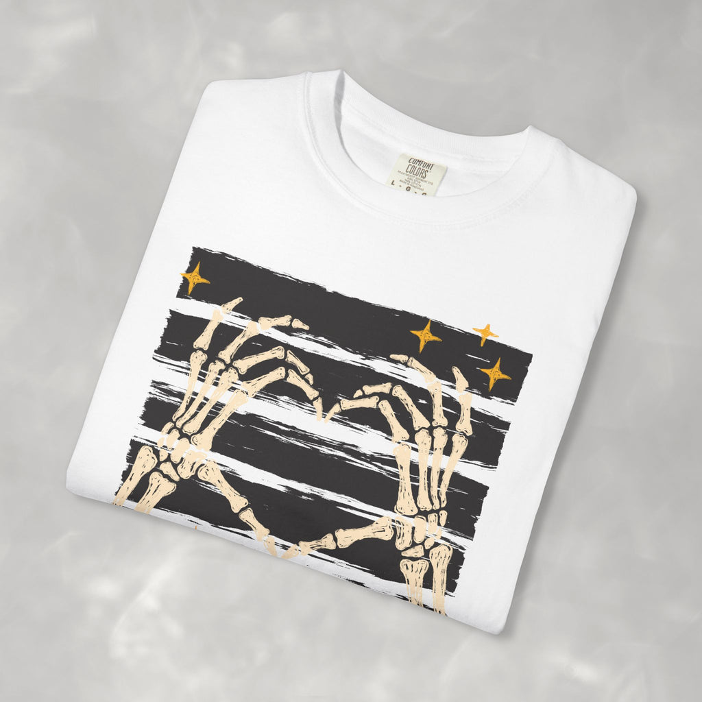 Spooky Skeleton Hands, Cute Halloween Comfort Colors Tee