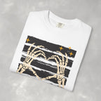 Spooky Skeleton Hands, Cute Halloween Comfort Colors Tee
