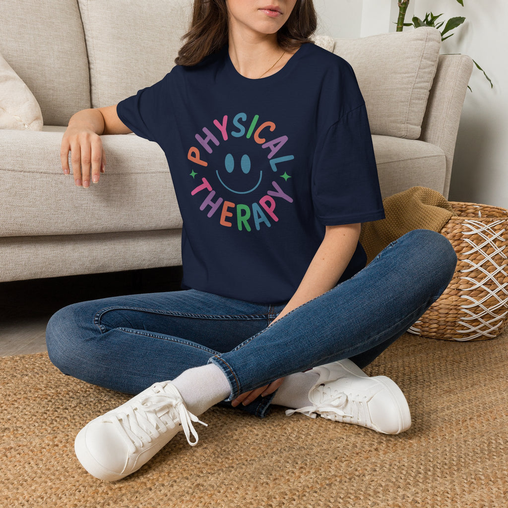 Physical Therapy, Cute Playful Smile, PT, PTA Gildan Unisex Softstyle T-Shirt