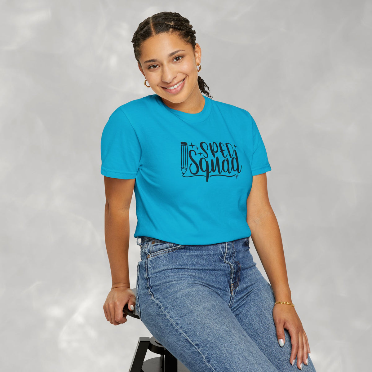 SPED Squad Comfort Colors Gildan Unisex Garment-Dyed T-shirt for Educators, Teachers, Paraprofessionals
