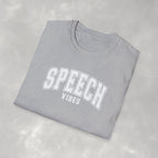 Speech Vibes Gildan Unisex Softstyle T-Shirt for SLP, SLPA, Speech Therapy
