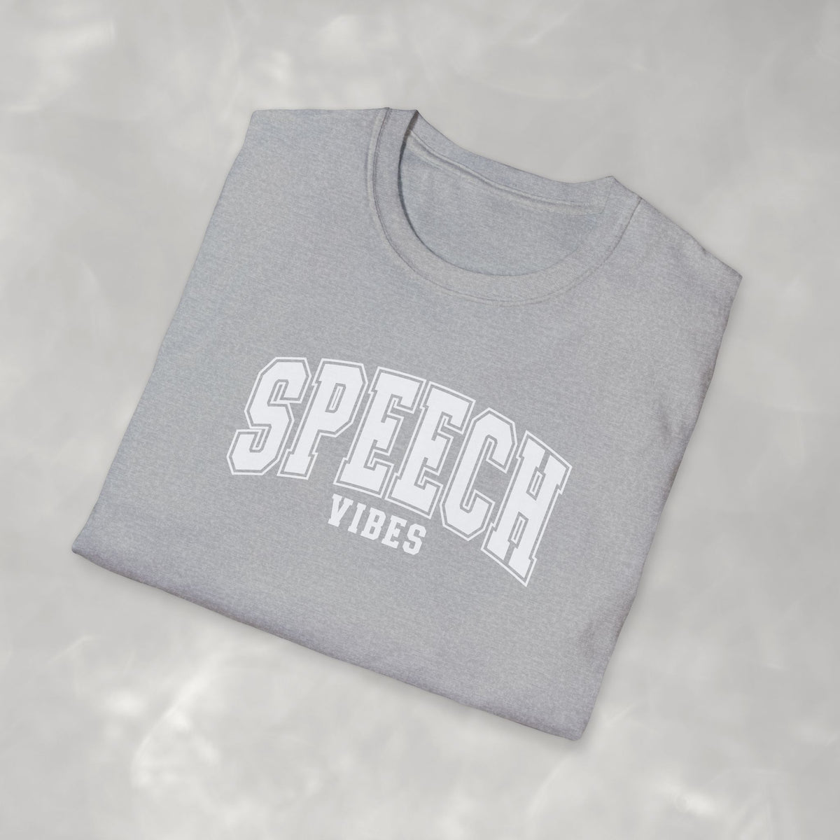 Speech Vibes Gildan Unisex Softstyle T-Shirt for SLP, SLPA, Speech Therapy