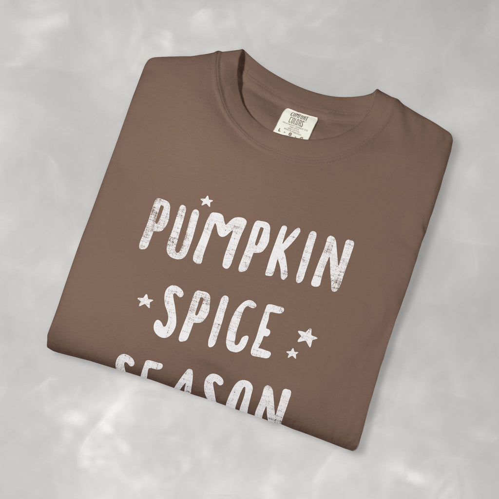 Pumpkin Spice Season Comfort Colors Unisex Garment-Dyed T-shirt