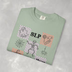 Cute Speech Therapy Halloween Comfort Colors Unisex Garment-Dyed T-shirt for SLP, SLPA, Speech Therapist