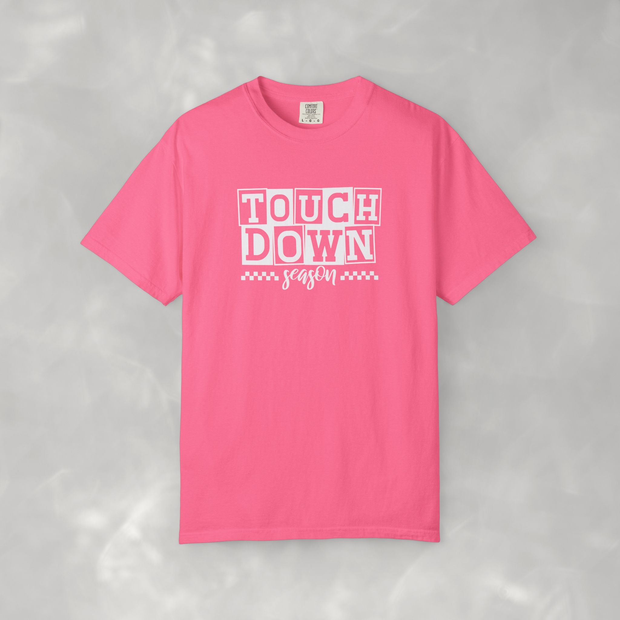 Touchdown Season, Preppy Football Comfort Colors Tee
