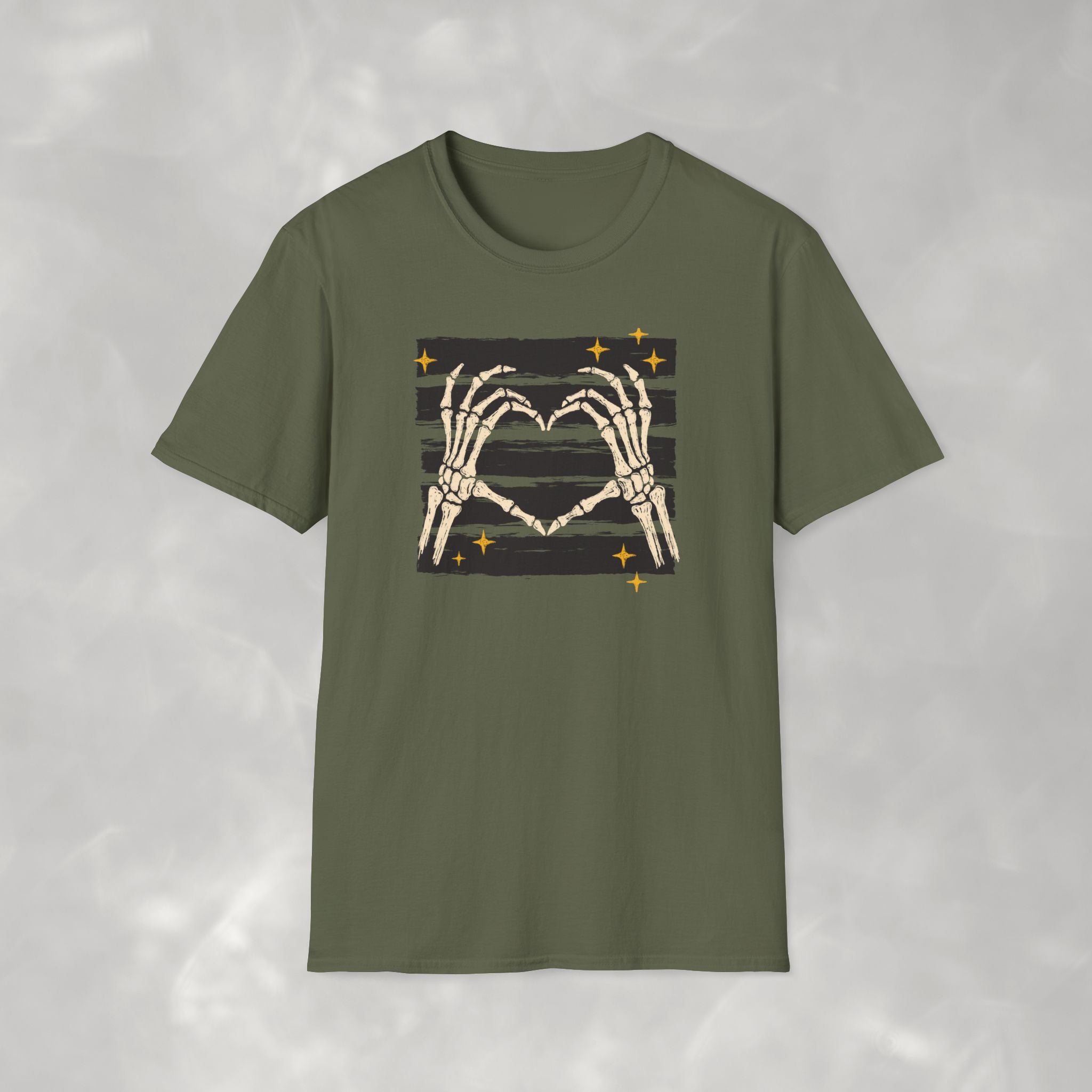 Spooky Skeleton Hands, Cute Halloween Gildan Unisex Softstyle T-Shirt