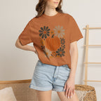Retro Fall, Autumn Pumpkin Comfort Colors Tee