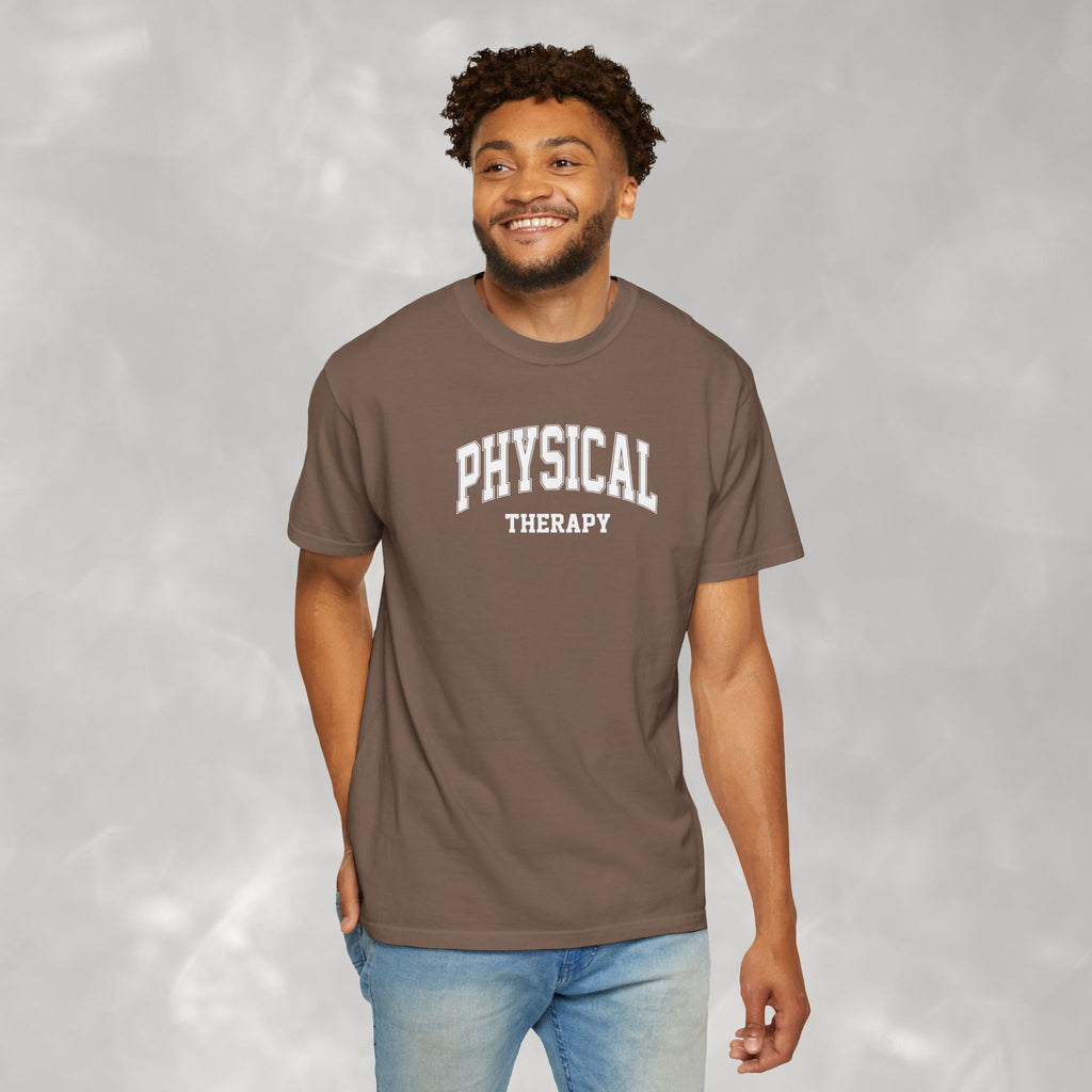 Physical Therapy, Therapist Classic Varsity Style Comfort Colors Tee