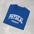 Physical Therapy, Therapist Varsity Style Gildan Unisex Softstyle T-Shirt