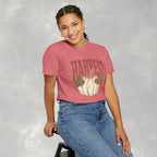 Autumn Harvest, White Pumpkin Retro Comfort Colors Tee