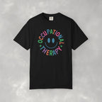 Occupational Therapy, Cute Playful Smile, OT, COTA Comfort Colors Tee