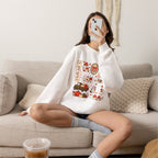Hello Fall, Cute Autumn Collage, Gildan Unisex Heavy Blend™ Crewneck Sweatshirt