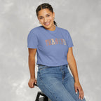 Boho Cute Thankful Comfort Colors Garment-Dyed T-shirt for Thanksgiving