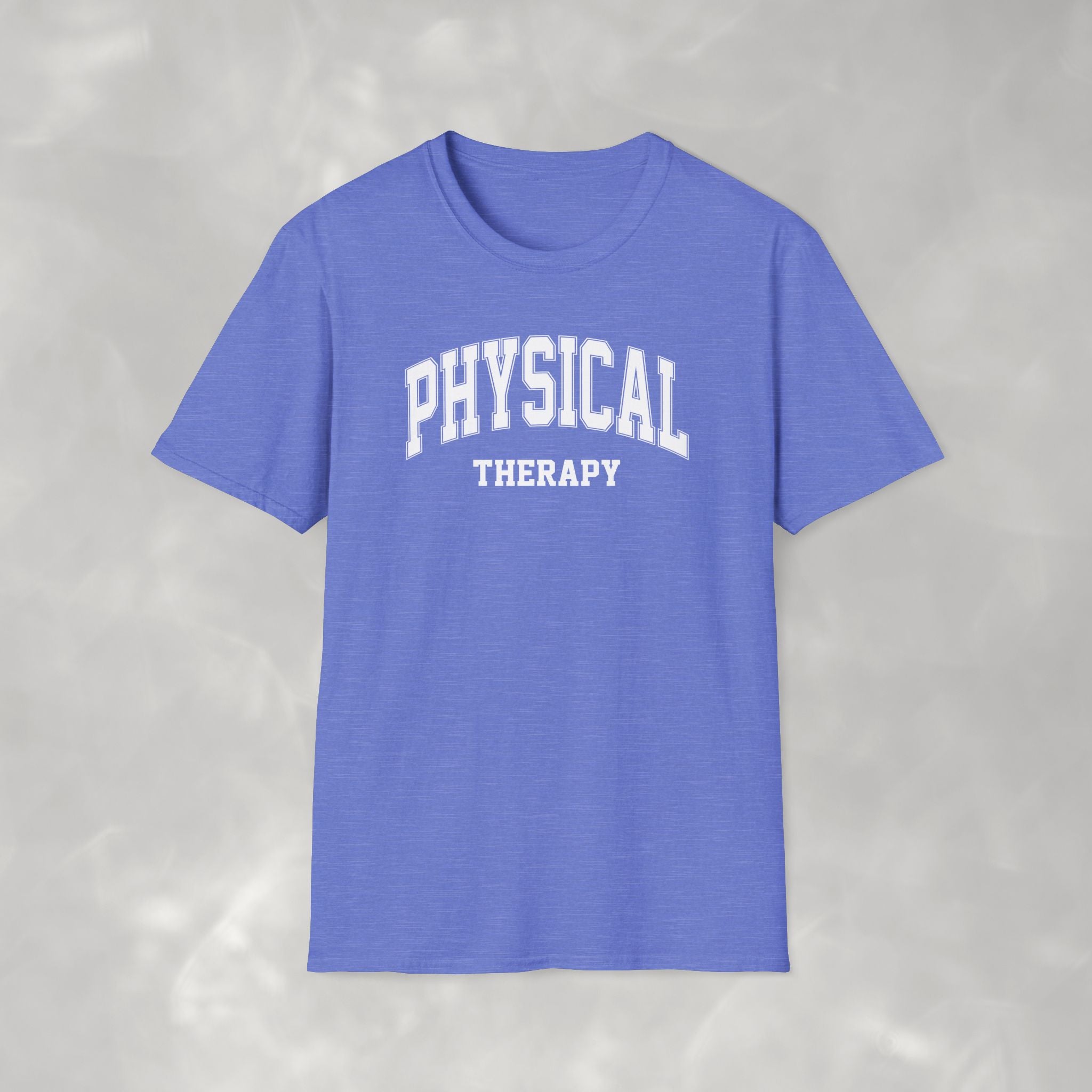 Physical Therapy, Therapist Varsity Style Gildan Unisex Softstyle T-Shirt