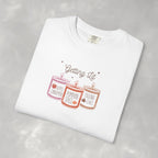 Getting Lit Funny Fall Candle Comfort Colors Tee