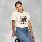 Spooky, Cute Black Cat, Halloween Comfort Colors Tee Unisex