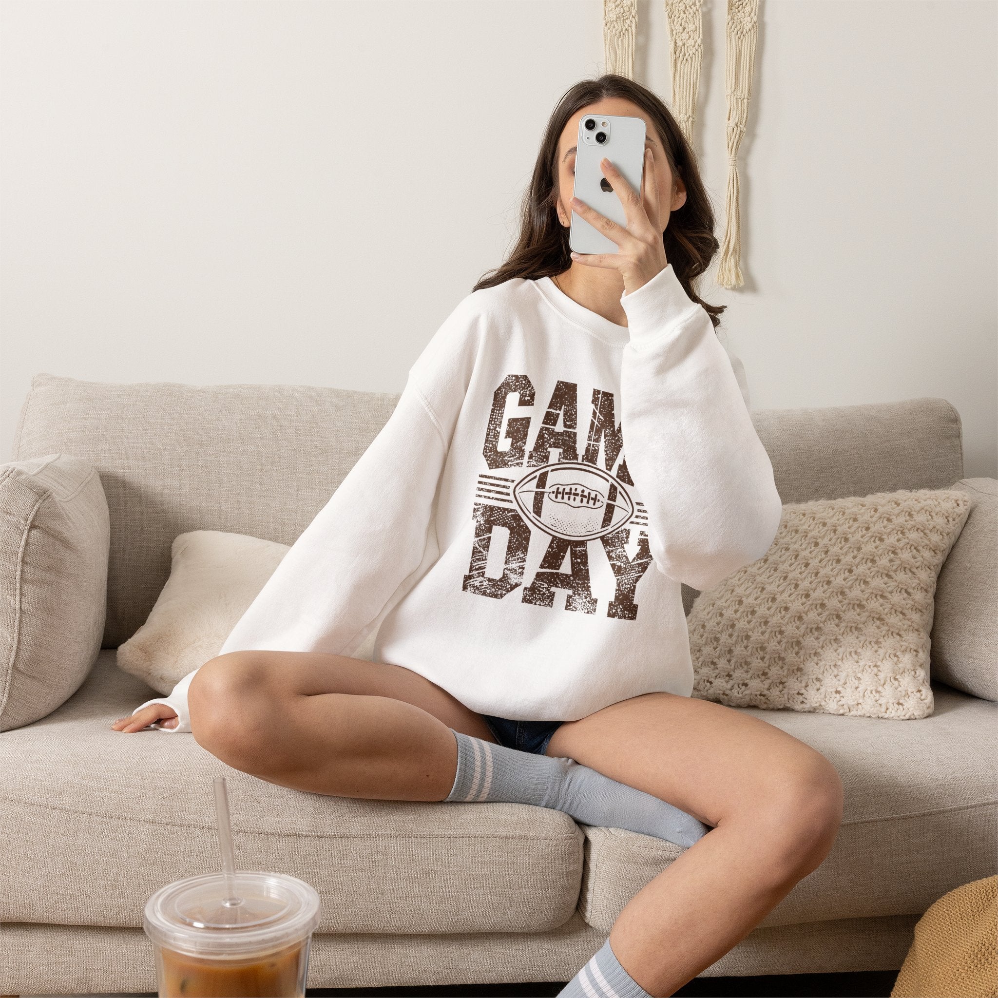 Football Game Day Gildan Unisex Heavy Blend™ Crewneck Sweatshirt