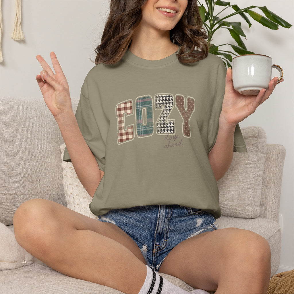 Cozy Day Ahead Comfort Colors Unisex Garment-Dyed T-shirt