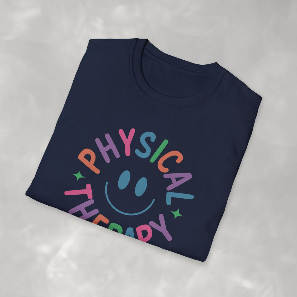 Physical Therapy, Cute Playful Smile, PT, PTA Gildan Unisex Softstyle T-Shirt