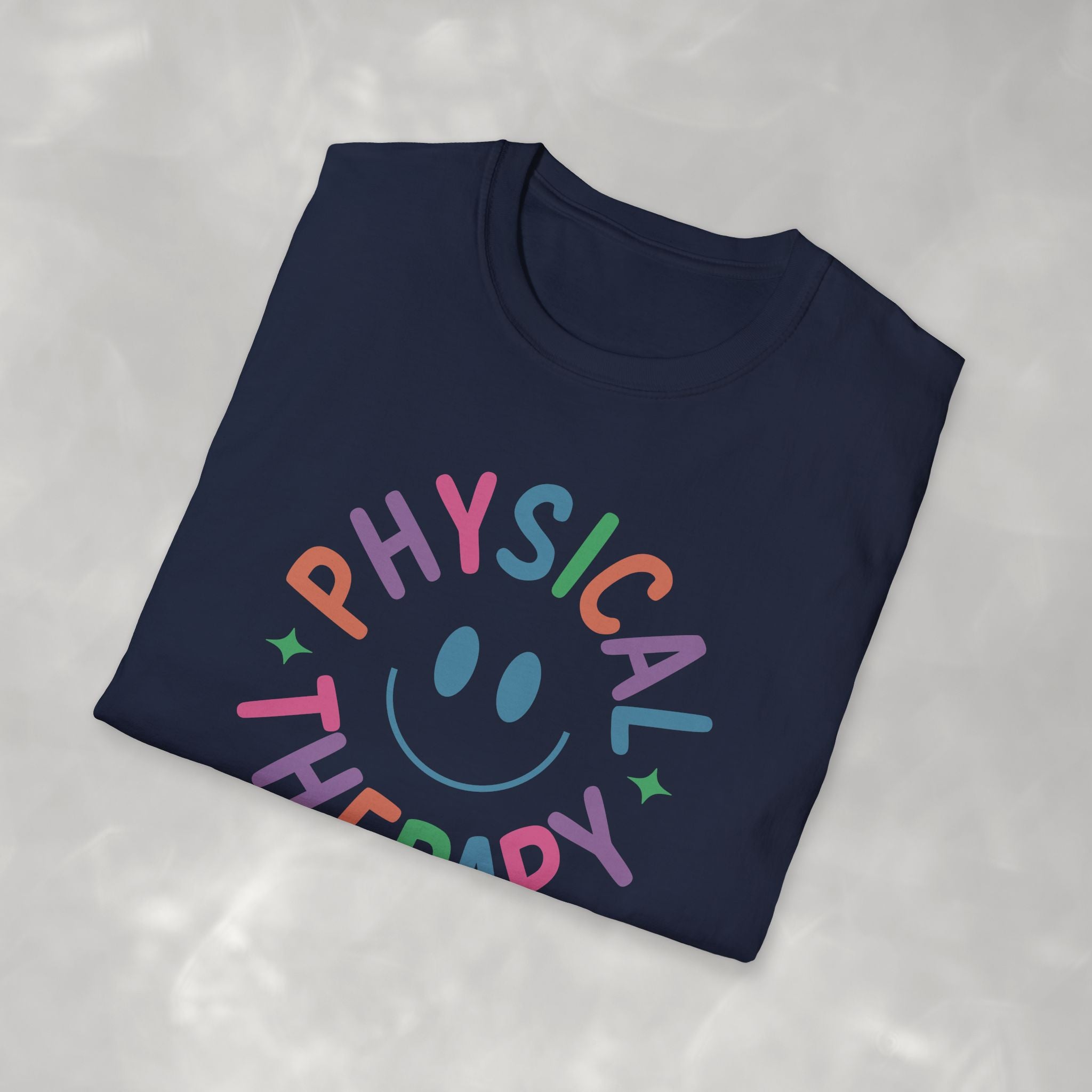 Physical Therapy, Cute Playful Smile, PT, PTA Gildan Unisex Softstyle T-Shirt