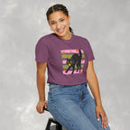 Spooky, Cute Black Cat, Halloween Comfort Colors Tee Unisex