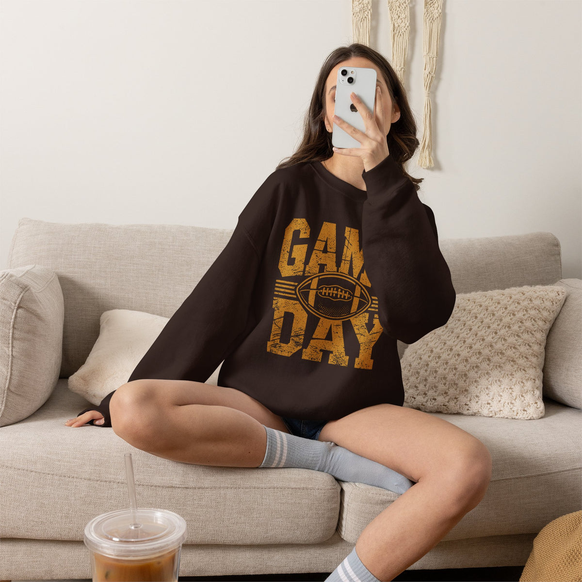 Game Day, Football Team Gildan Unisex Heavy Blend™ Crewneck Sweatshirt