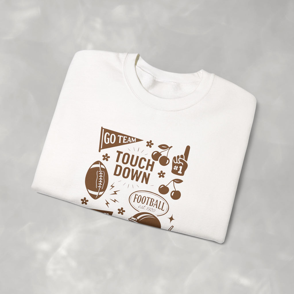 Football Preppy Game Day Gildan Unisex Heavy Blend™ Crewneck Sweatshirt
