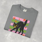 Spooky, Cute Black Cat, Halloween Comfort Colors Tee Unisex