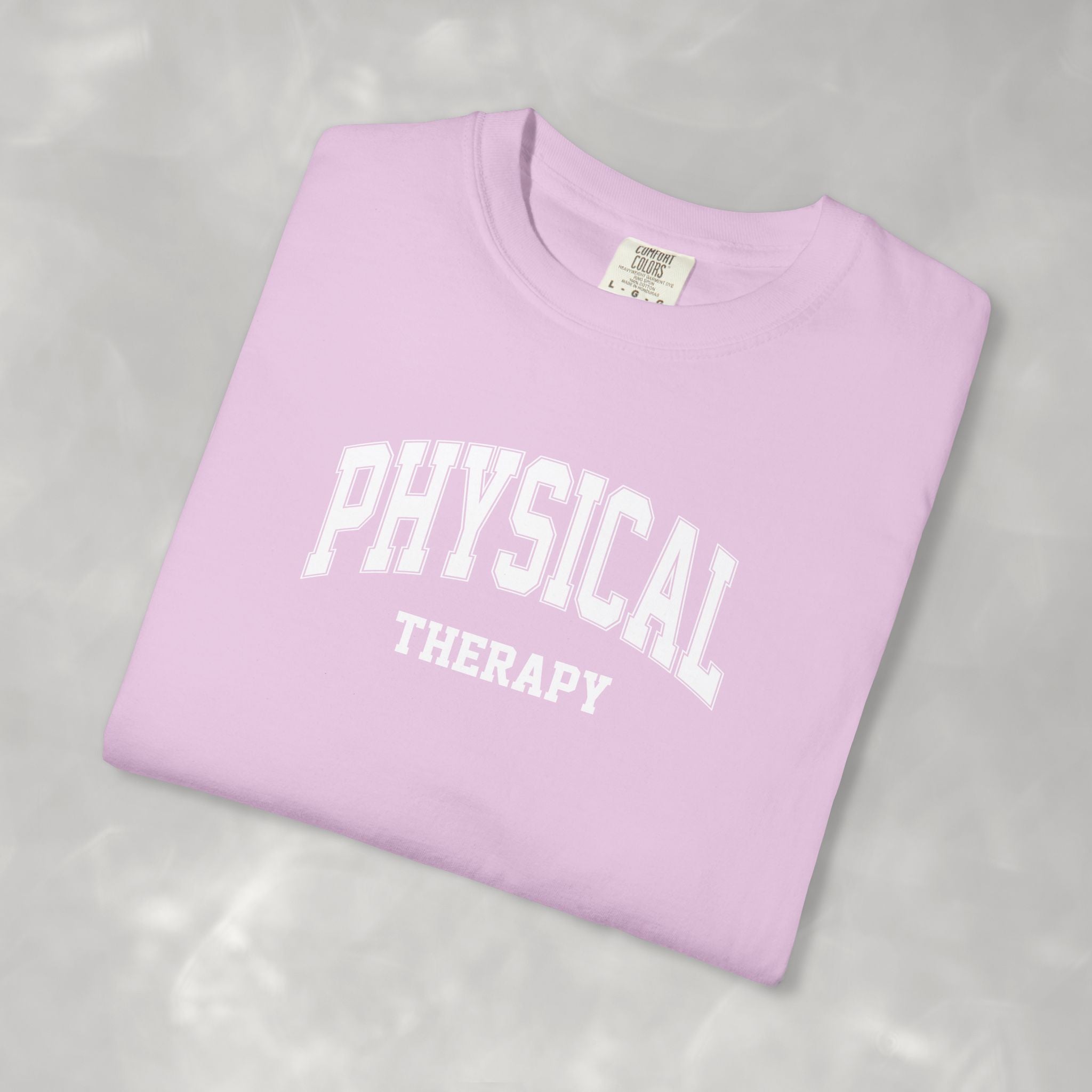 Physical Therapy, Therapist Classic Varsity Style Comfort Colors Tee