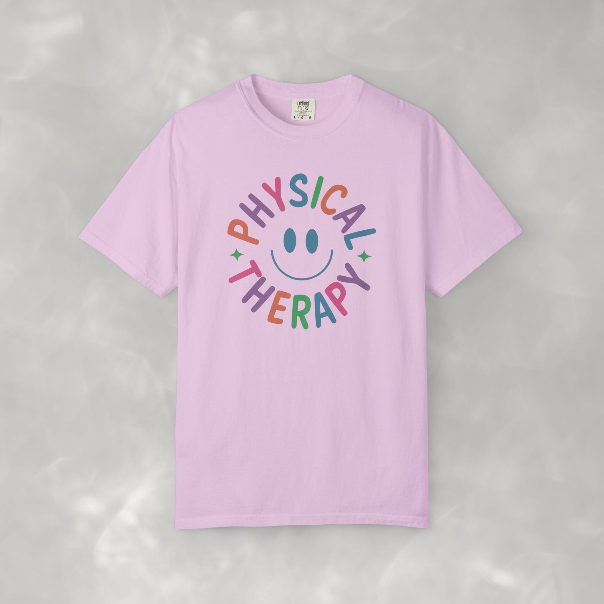 Physical Therapy, Cute Playful Smile, PT, PTA Unisex Comfort Colors Tee