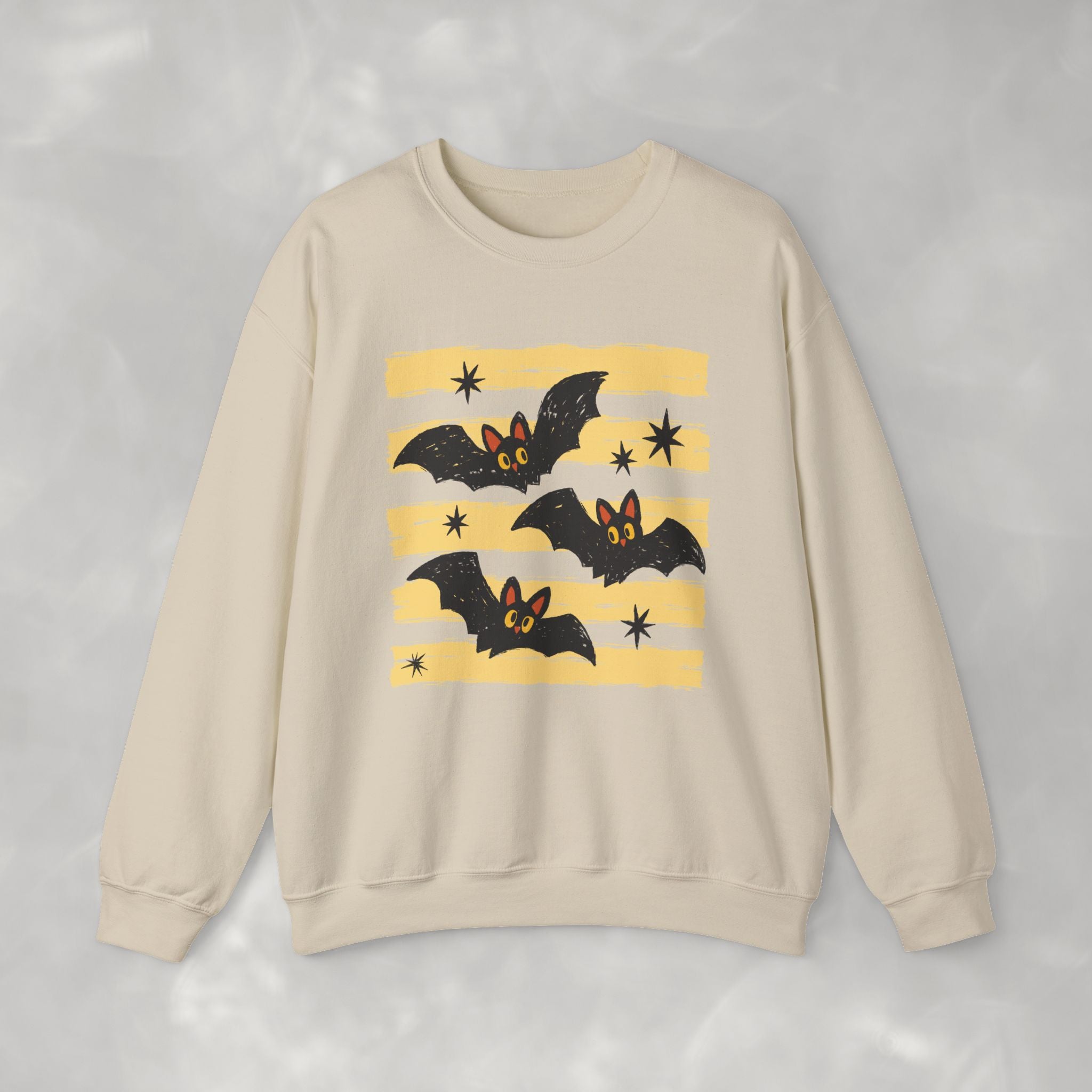 Cute Halloween Bats, Gildan Unisex Heavy Blend™ Crewneck Sweatshirt