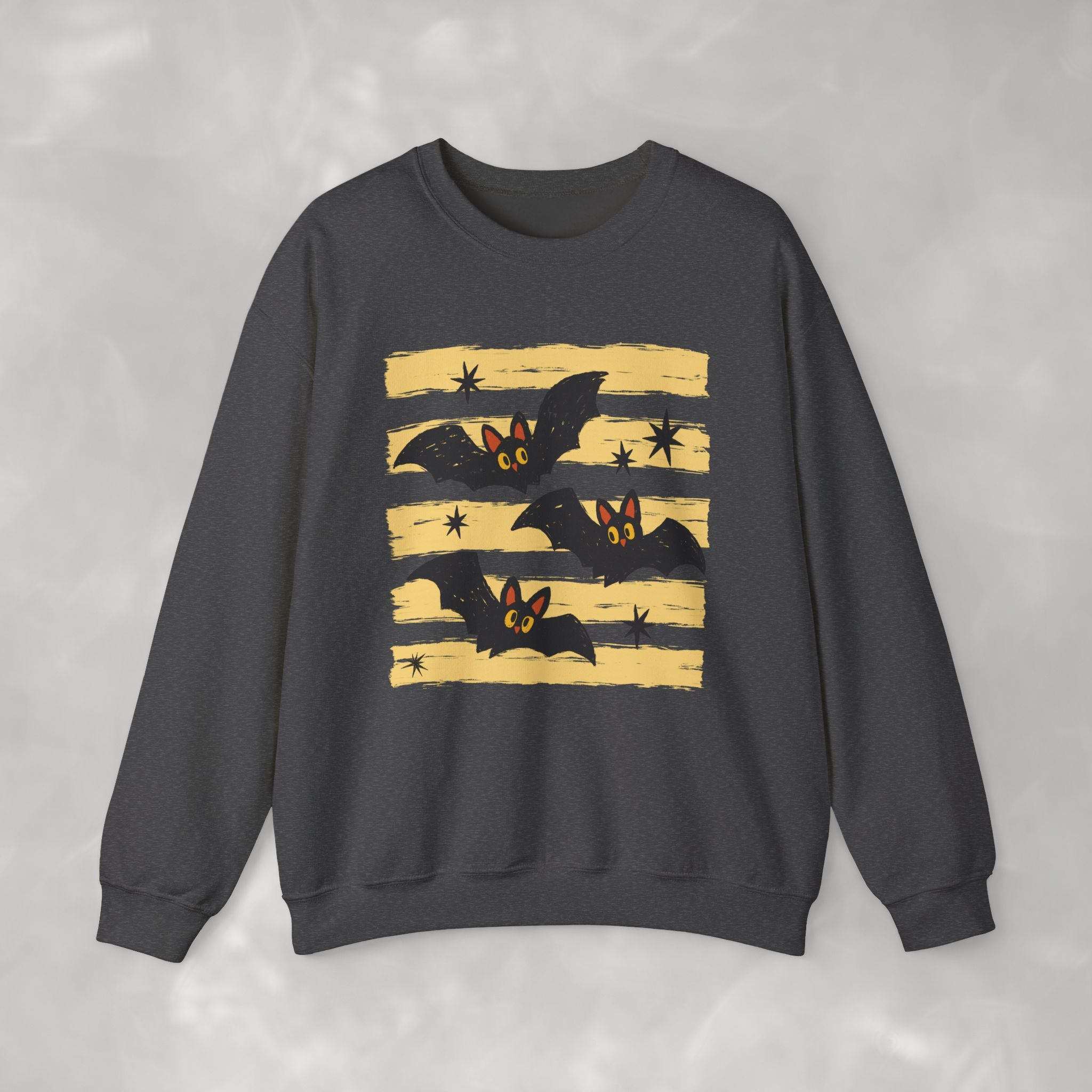 Cute Halloween Bats, Gildan Unisex Heavy Blend™ Crewneck Sweatshirt