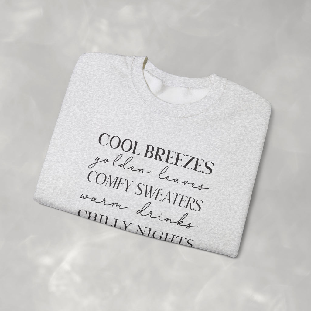Autumn Vibes Gildan Unisex Heavy Blend™ Crewneck Sweatshirt for Fall, Thanksgiving, Festive