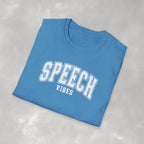 Speech Vibes Gildan Unisex Softstyle T-Shirt for SLP, SLPA, Speech Therapy