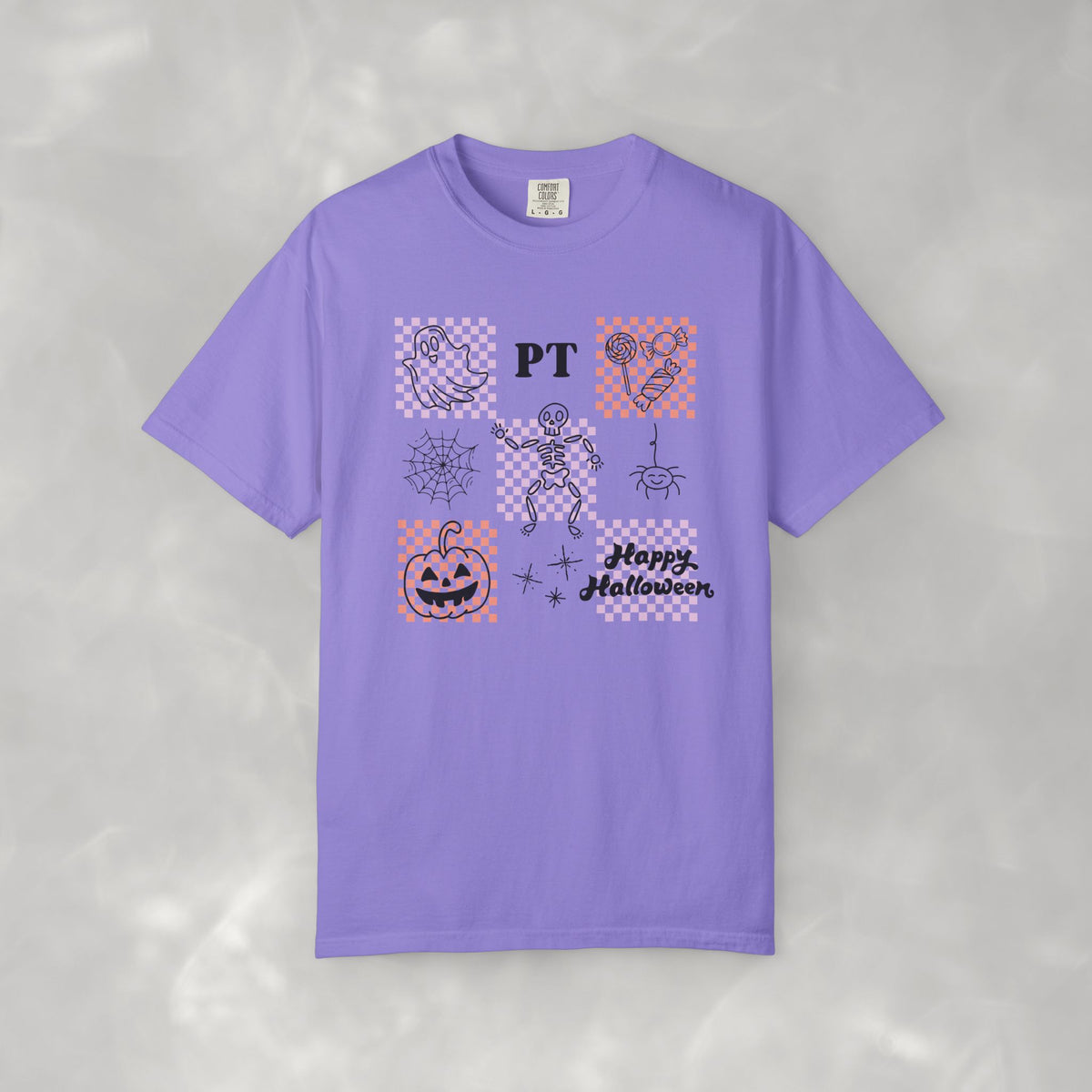 Cute Physical Therapy Halloween Comfort Colors Unisex Garment-Dyed T-shirt for PT, PTA, Physical Therapist