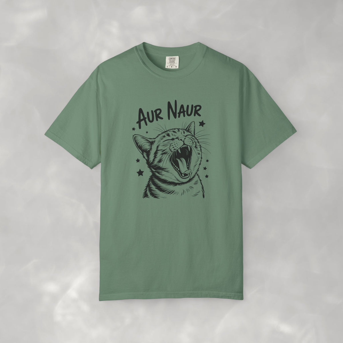 Aur Naur (Oh No) Funny Cat Lover Unisex Comfort Colors Tee