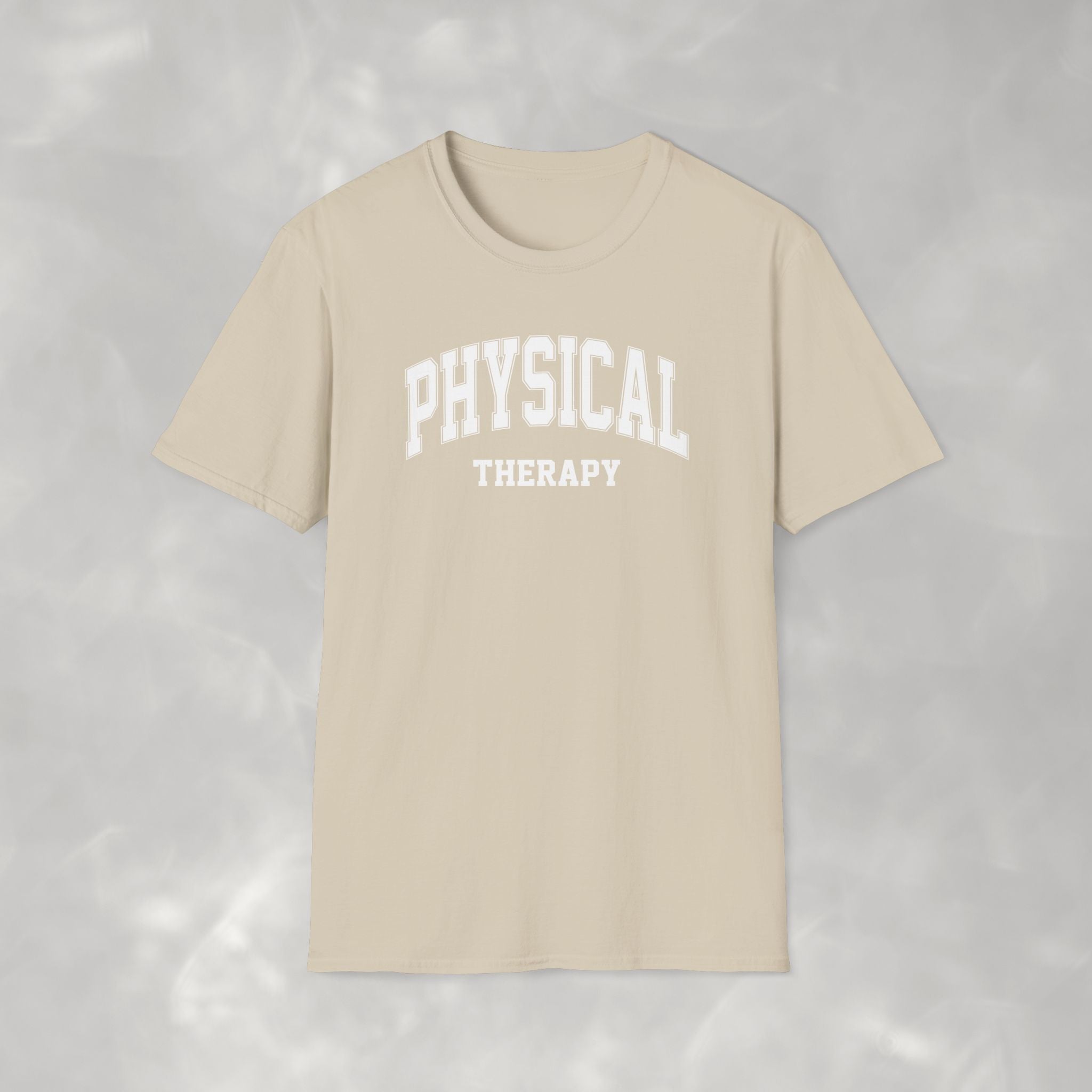 Physical Therapy, Therapist Varsity Style Gildan Unisex Softstyle T-Shirt