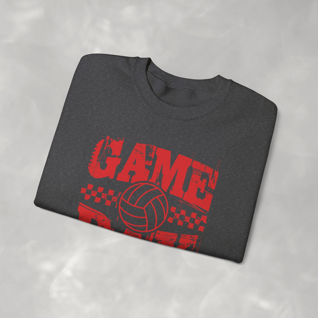 Retro Vintage Volleyball Game Day Gildan Unisex Heavy Blend™ Crewneck Sweatshirt