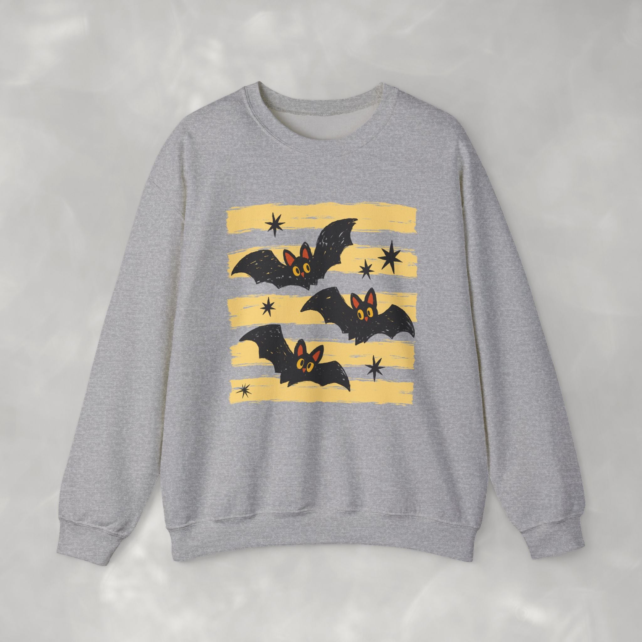 Cute Halloween Bats, Gildan Unisex Heavy Blend™ Crewneck Sweatshirt