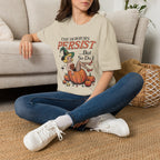 The Horrors Persist but So Do I, Funny Vintage Retro Halloween, Gildan Unisex Softstyle T-Shirt